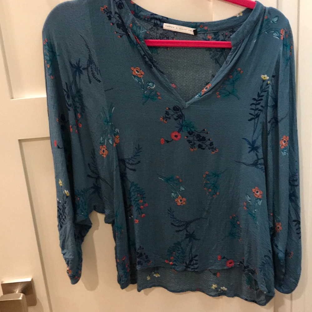 blue shirt